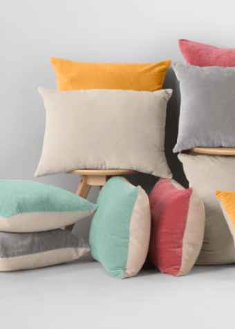 MADE Lorna Velvet Cushion