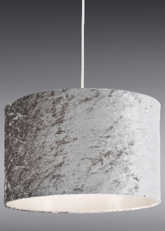 Next Grey Crushed Velvet Easy Fit Shade